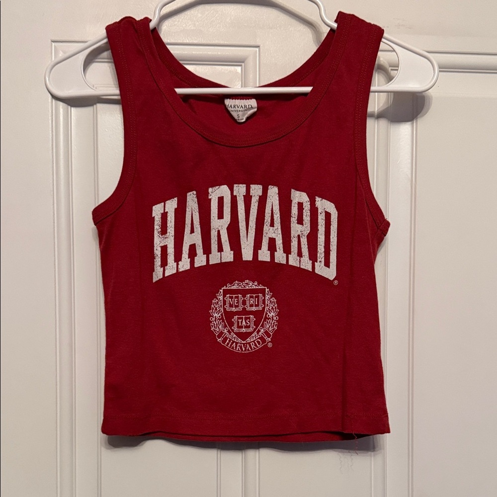 Harvard crop tank top